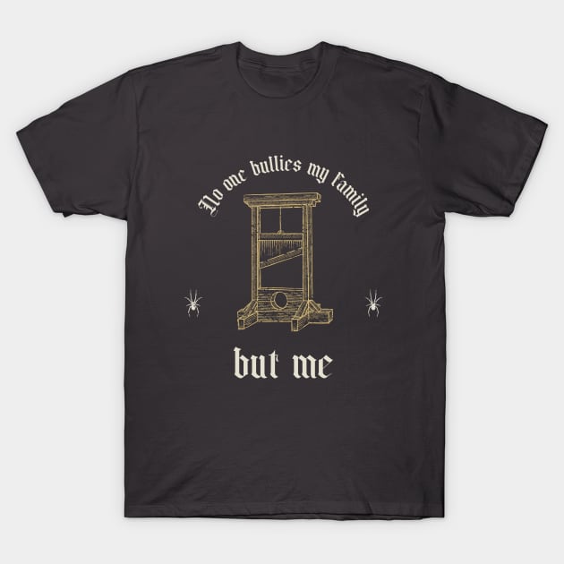 No One Bullys My Family Adams Family Wednesday Inspired T-Shirt by Smithys Shirts